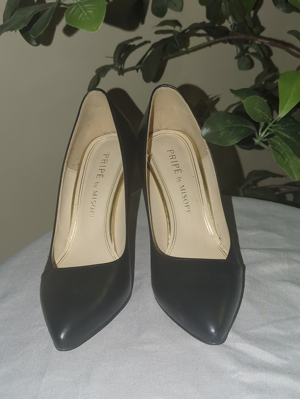 Misope Pripé Black Heels
